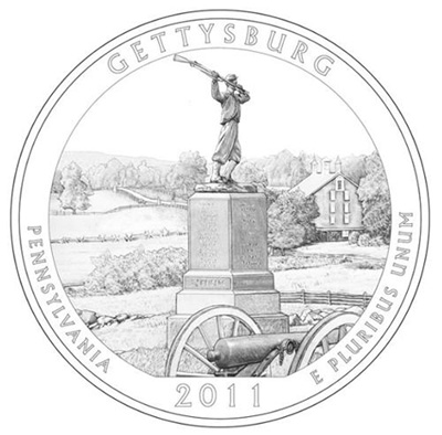 2011 Gettysburg quarter