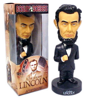 Abraham Lincoln Bosley Bobber retired bobblehead