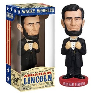 Abraham Lincoln Wacky Wobblers bobblehead