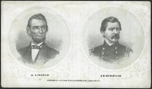 1864 Lincoln McClellan