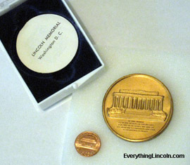 Lincoln Memorial medal set
