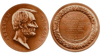 2009 Lincoln Bronze medal obverse reverse