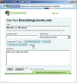 Evernote file