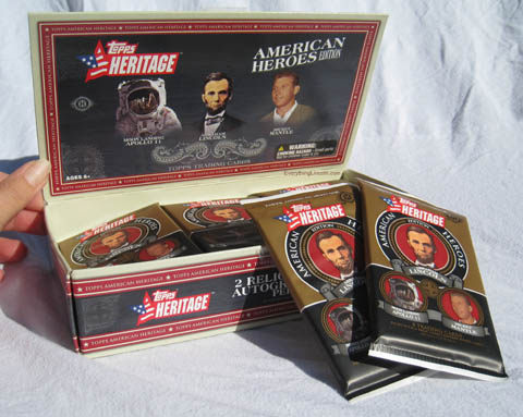 2009 Topps Heritage American Heroes box