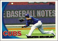 2010 Topps Milton Bradley common baseball card