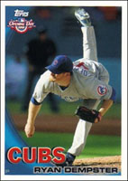 2010 Topps Ryan Dempster common baseball card