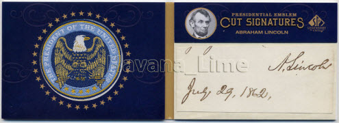 Upper Deck Abraham Lincoln signature
